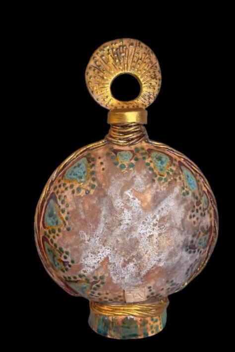 Gold leaf pot by Tessa Adams