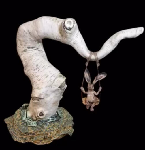 Bunny in a tree by Susan Zeppellini